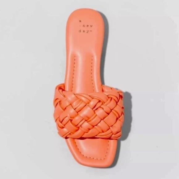 Women's Carissa Woven Slide Sandals - A New Day Pink - Picture 4 of 4